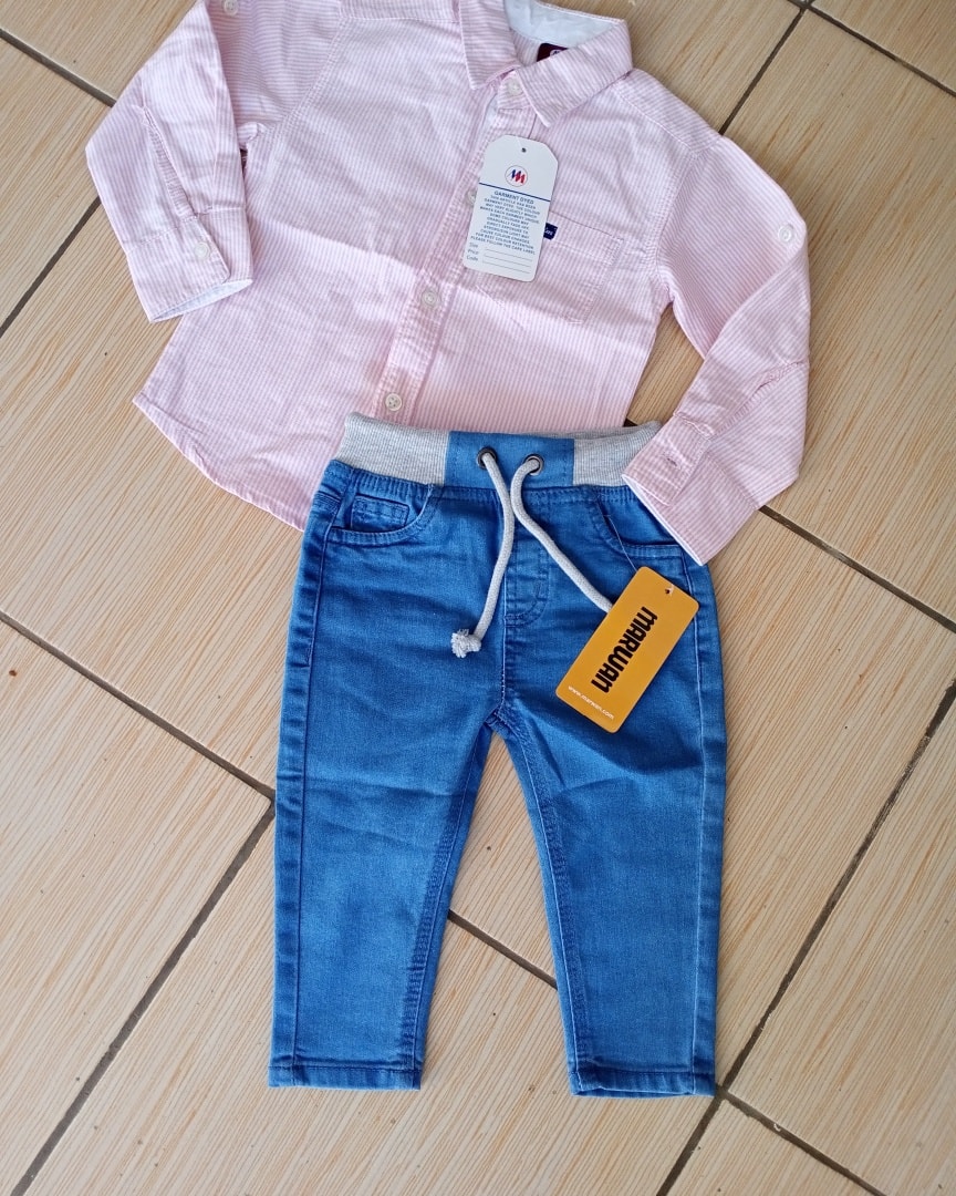 Boy Shirt & Trouser casual weekend Outfit - Millan Baby Shop