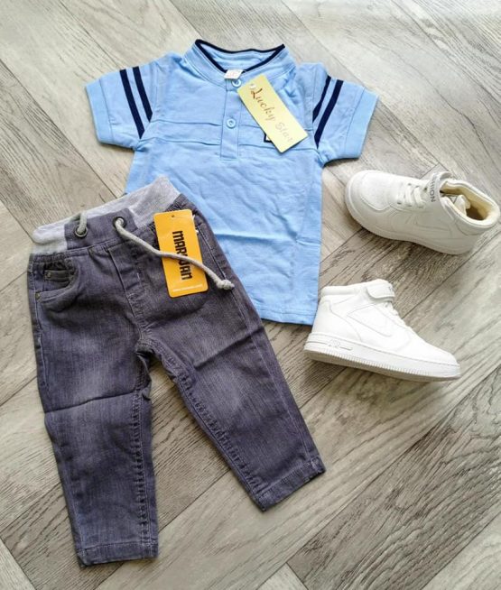 Trouser, T-Shirt and Airforce shoe set