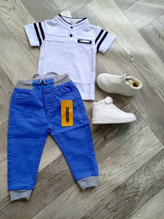T-Shirt and Trouser and Airforce shoe sets